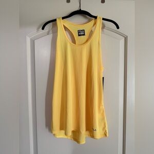 Fila Yellow Racerback Athletic Tank ❤️